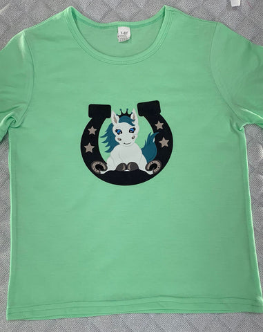 Equestrian Princess Back Front T-shirts