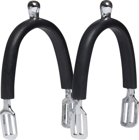 EQ Kids Spurs rubber covered with straps