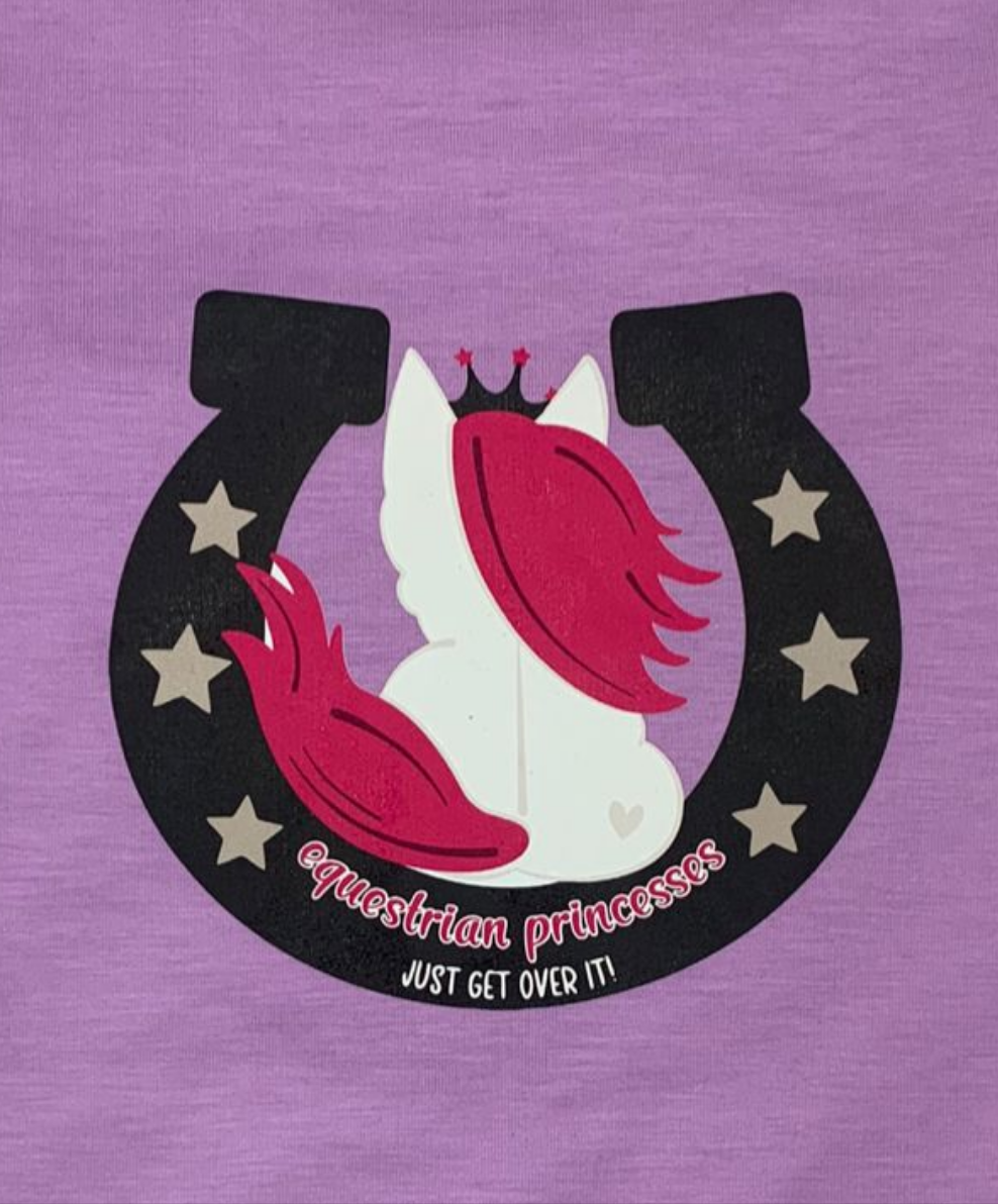 Equestrian Princess Back Front T-shirts