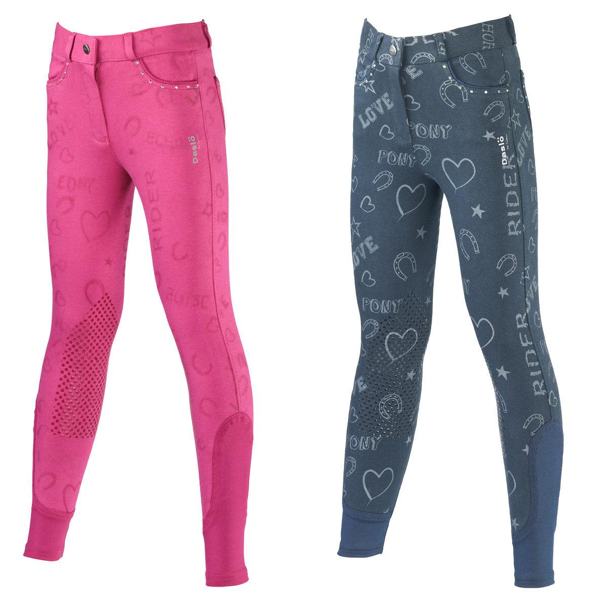 Daslo girls breeches rhinestone